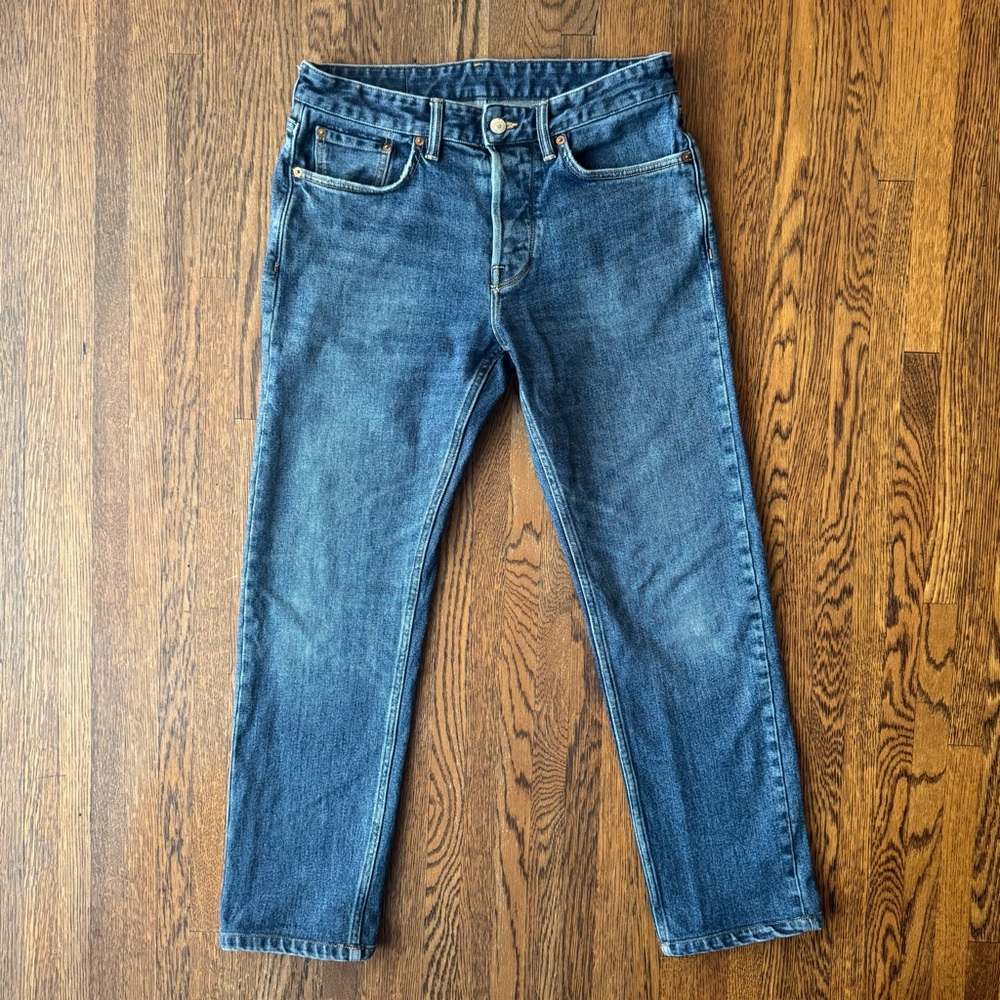 Buck Mason Men's Blue Denim Jeans